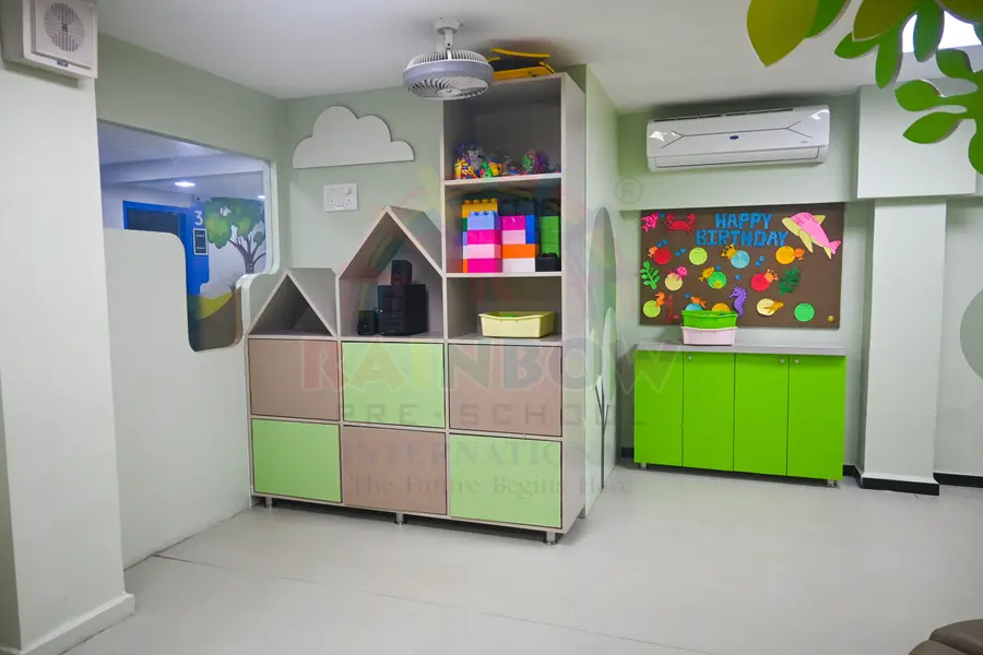 Creative classroom activity at Rainbow Preschool International Thane