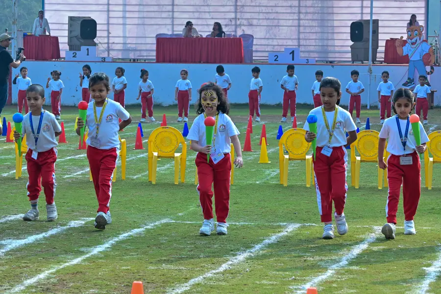 Sports Day event at Rainbow Preschool Thane — active play and competition