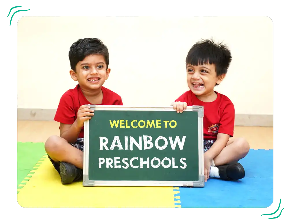 About us Welcome to Rainbow Preschools